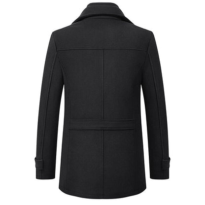 Reid | Tailored Wool Blend Business Overcoat for Men 7