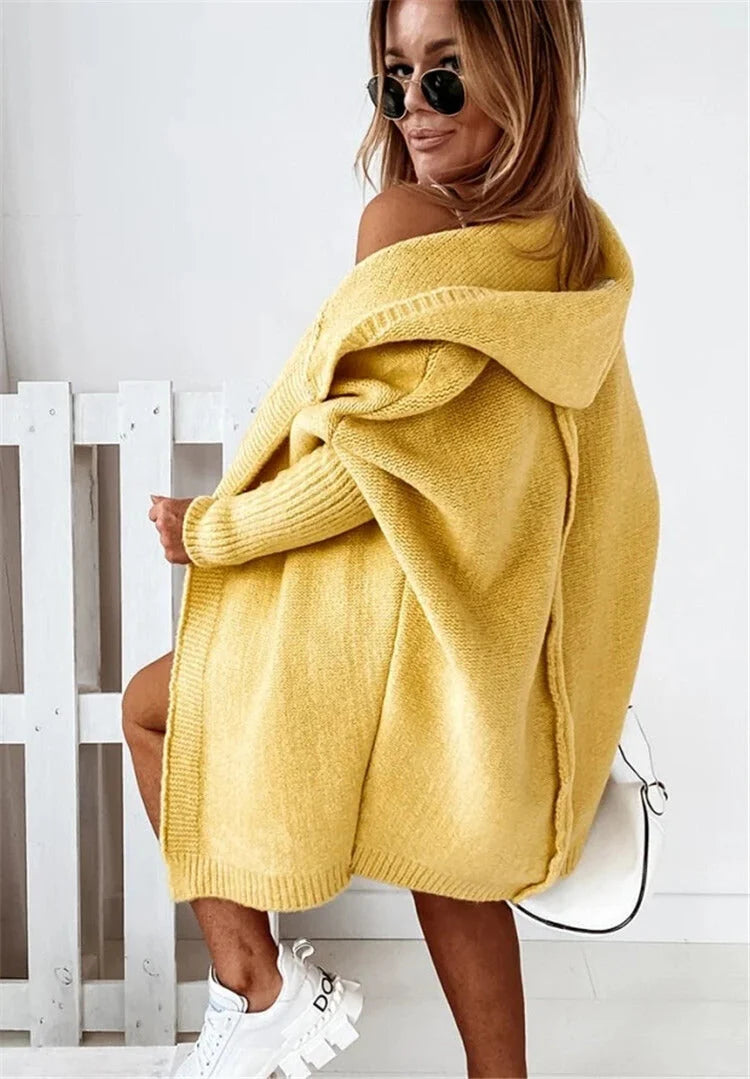 Relaxed Fit Cardigan | Women's Cozy Knit Sweater 1