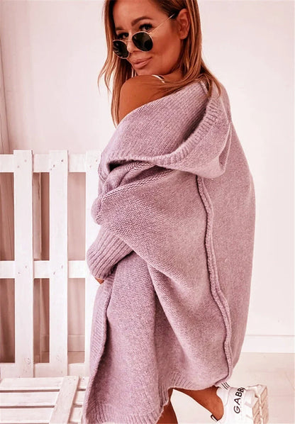 Relaxed Fit Cardigan | Women's Cozy Knit Sweater 4