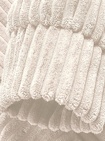 Ribbed Textured Oversized Hoodie | Relaxed Fit for Men 4