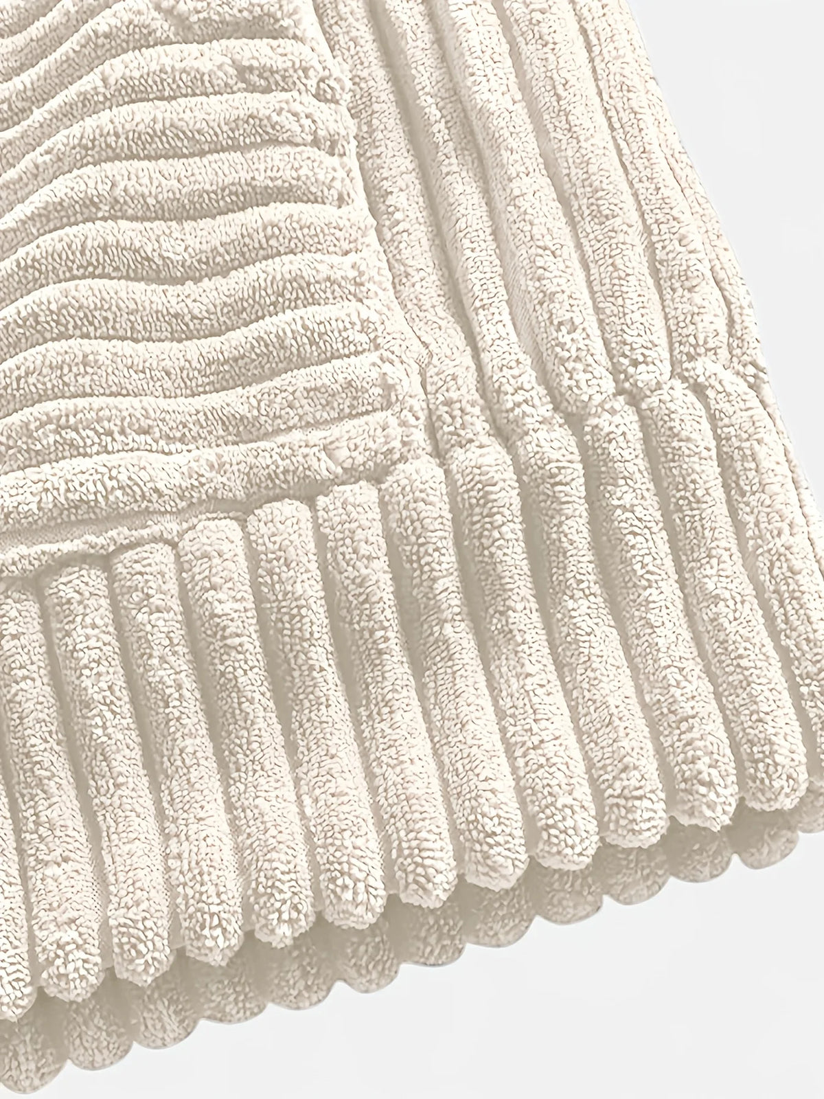 Ribbed Textured Oversized Hoodie | Relaxed Fit for Men 5