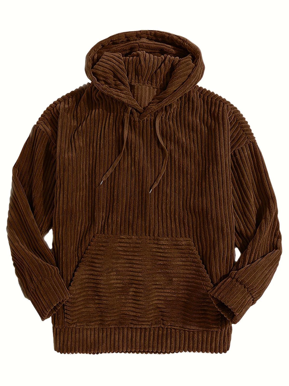 Ribbed Textured Oversized Hoodie | Relaxed Fit for Men 8