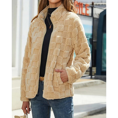 Rosabel | Textured Stand-Collar Jacket 0