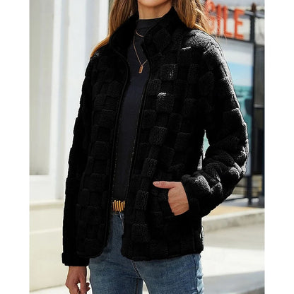Rosabel | Textured Stand-Collar Jacket 5