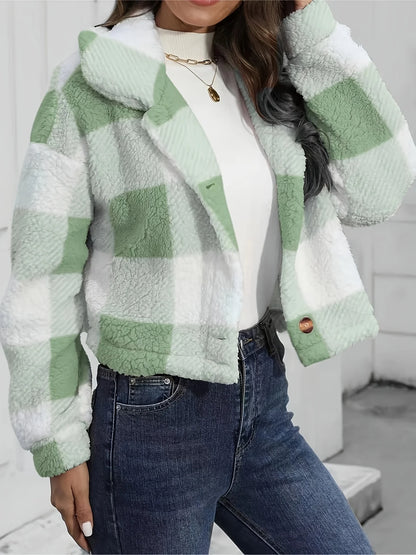 Rosalyn | Cropped Check Jacket Women 7