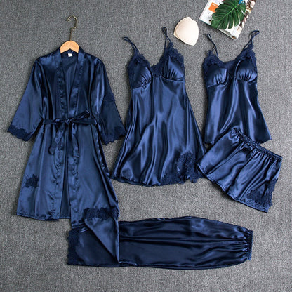 Rosanne | Women's Elegant Five-Piece Pyjama Set 0
