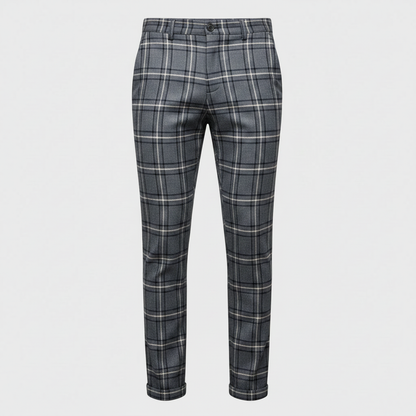 Sasha Checked Chinos | Men's Trousers for Casual Style 9
