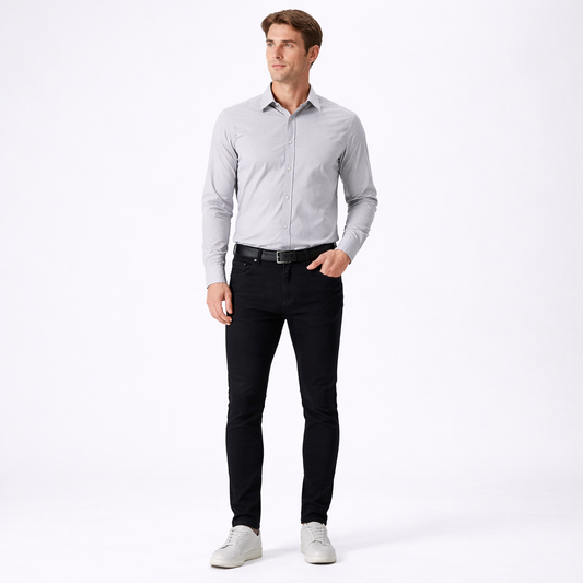 Slim Fit Skinny Pencil-Leg Jeans | Casual Denim Pants 0