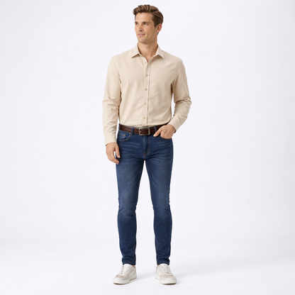 Slim Fit Skinny Pencil-Leg Jeans | Casual Denim Pants 10