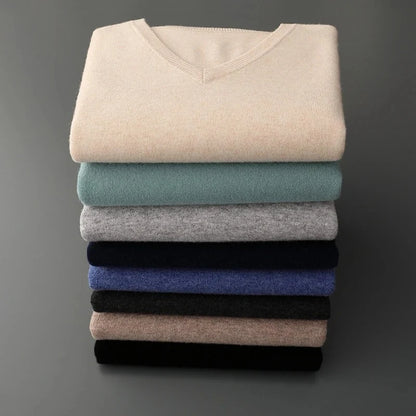 Soft Knit V-Neck Sweater | Men's Sweater 1