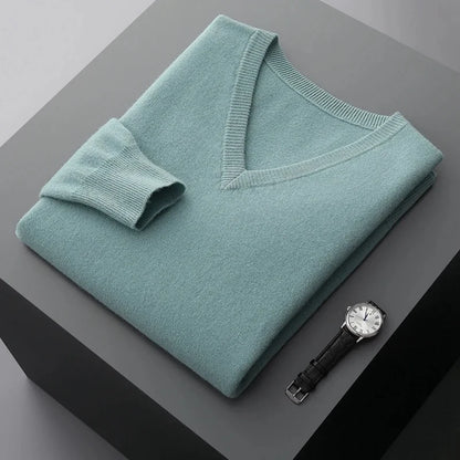 Soft Knit V-Neck Sweater | Men's Sweater 2
