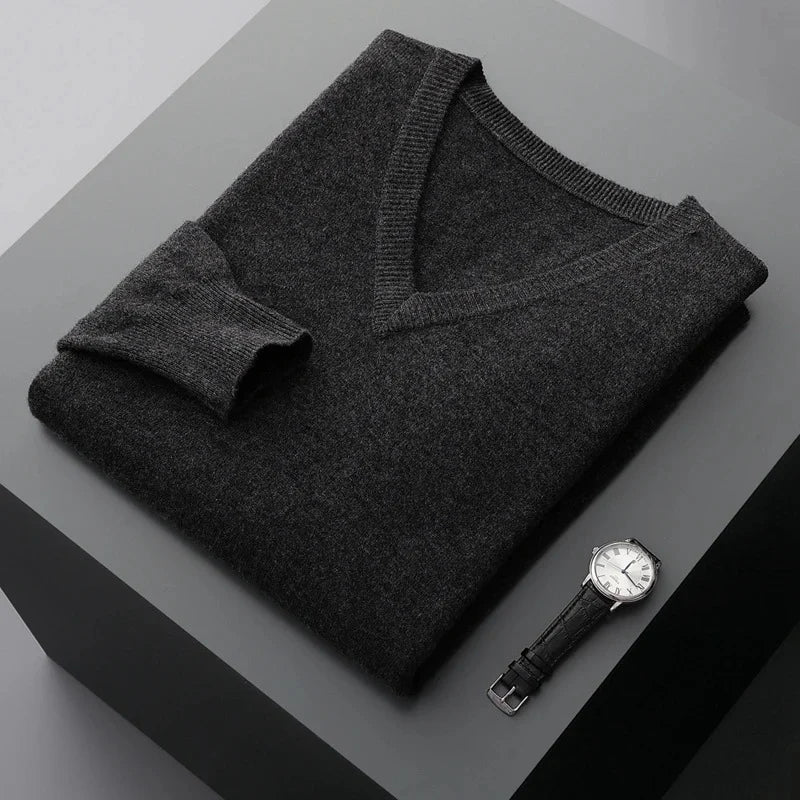 Soft Knit V-Neck Sweater | Men's Sweater 5