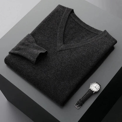 Soft Knit V-Neck Sweater | Men's Sweater 5