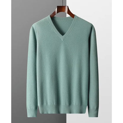 Soft Knit V-Neck Sweater | Men's Sweater 7