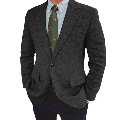 Stefan | Men's Retro Single-Breasted Two-Button Jacket 2