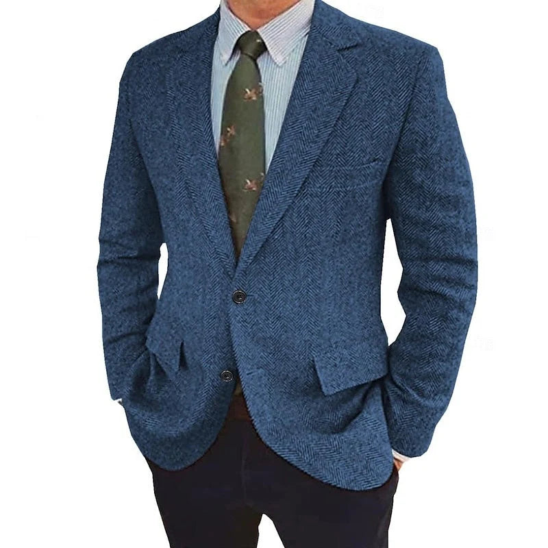 Stefan | Men's Retro Single-Breasted Two-Button Jacket 3