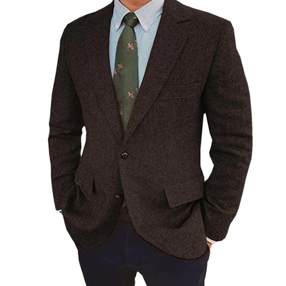 Stefan | Men's Retro Single-Breasted Two-Button Jacket 5