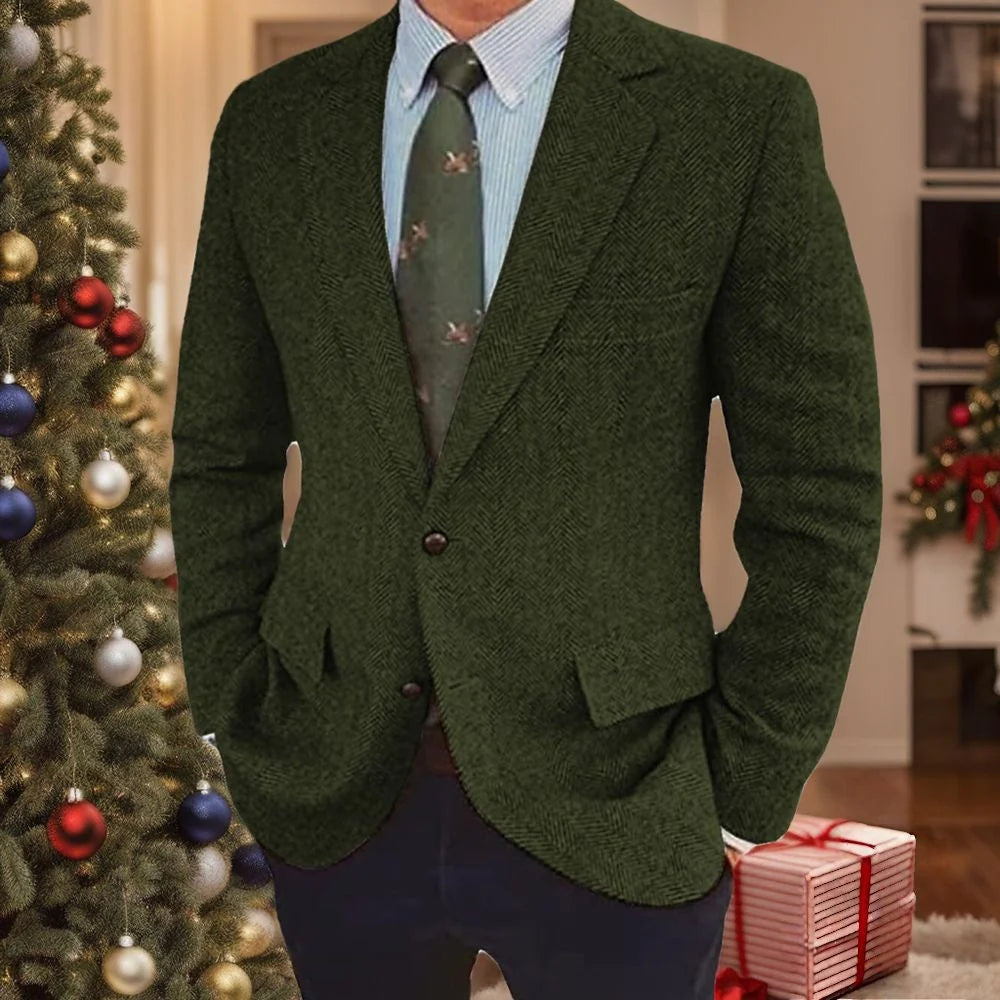 Stefan | Men's Retro Single-Breasted Two-Button Jacket 8