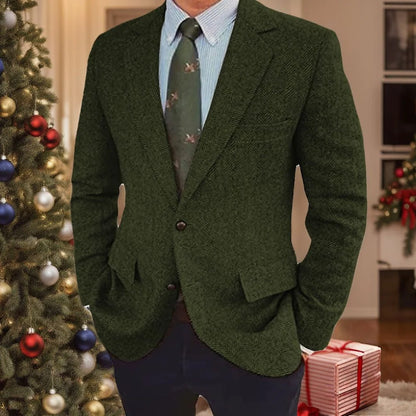Stefan | Men's Retro Single-Breasted Two-Button Jacket 8