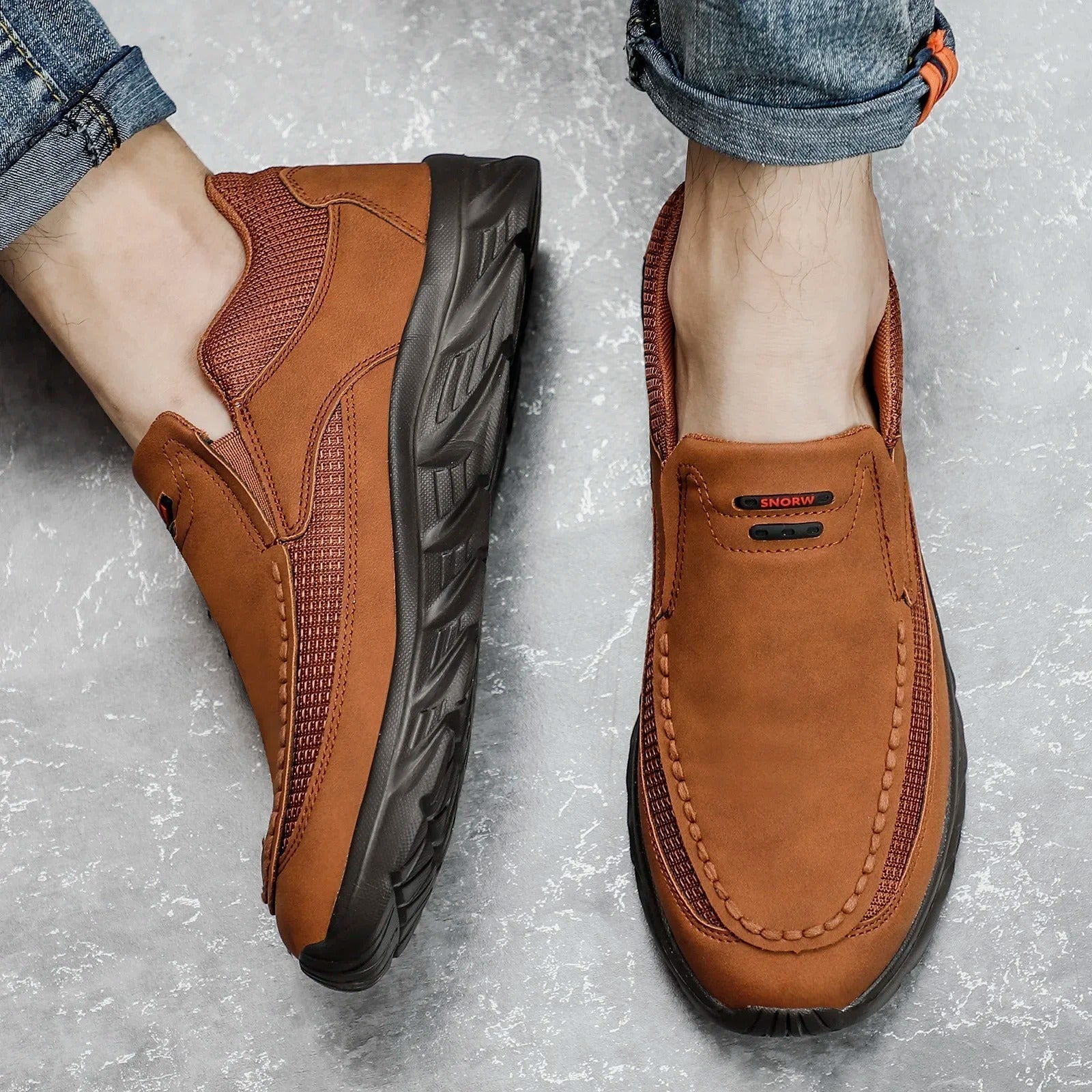 Stellan | Men's Nubuck Hybrid Loafers 1