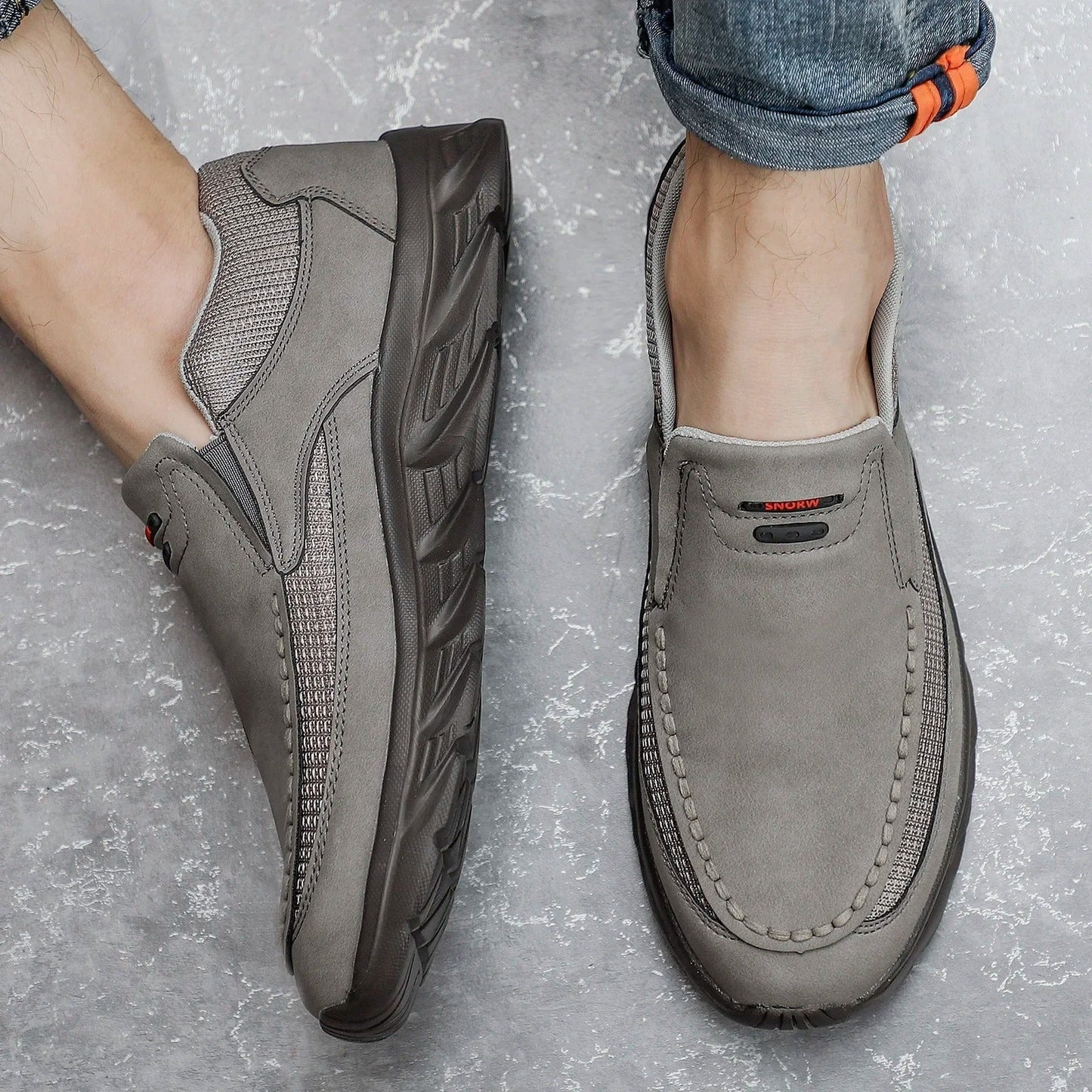 Stellan | Men's Nubuck Hybrid Loafers 6