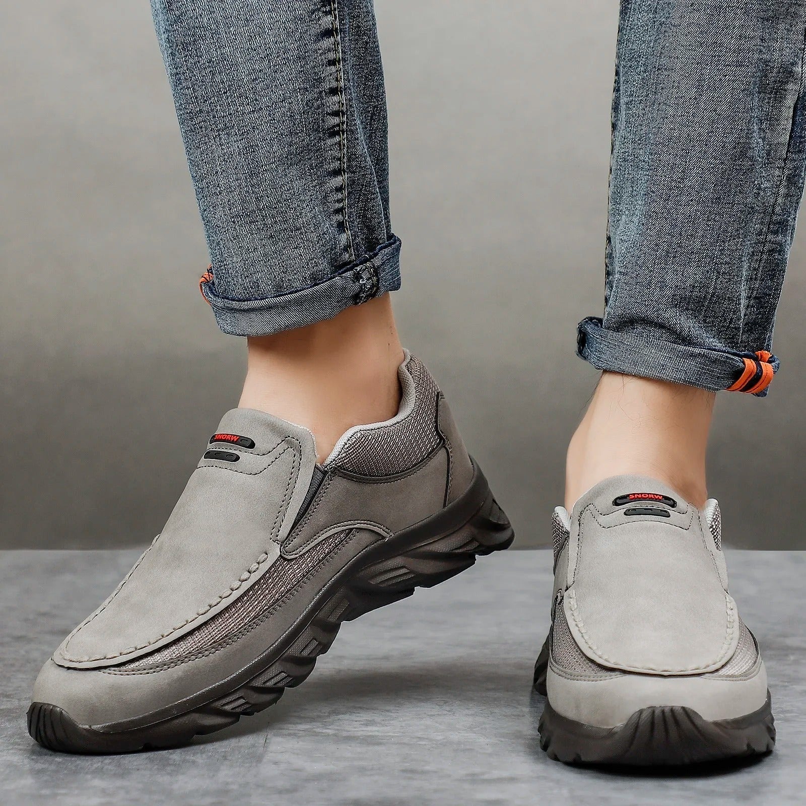 Stellan | Men's Nubuck Hybrid Loafers 7