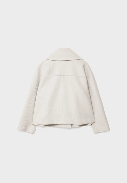 Stylish Women's Short Coat | Double-Breasted Elegant Jacket 0