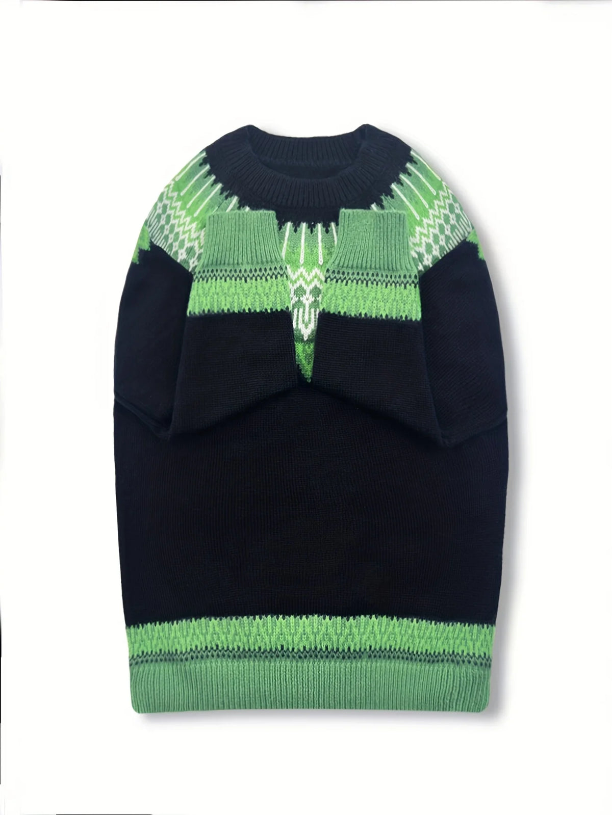 Sylvia | Chunky Jacquard Round Neck Sweater for Women 4