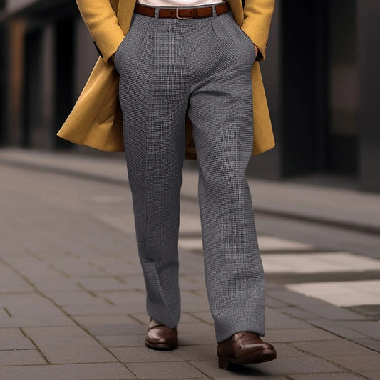 Tailored Straight-Leg Trousers | Men's Trousers 0