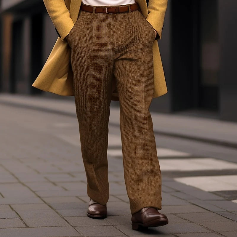 Tailored Straight-Leg Trousers | Men's Trousers 1