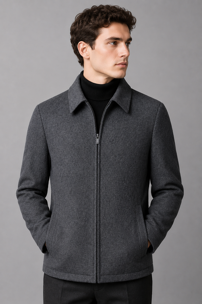 Tailored Wool Blend Jacket | Men's Smart Casual Blazer 1