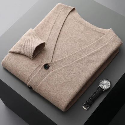 V-Neck Cardigan Lightweight Knit Soft Button Closure 0