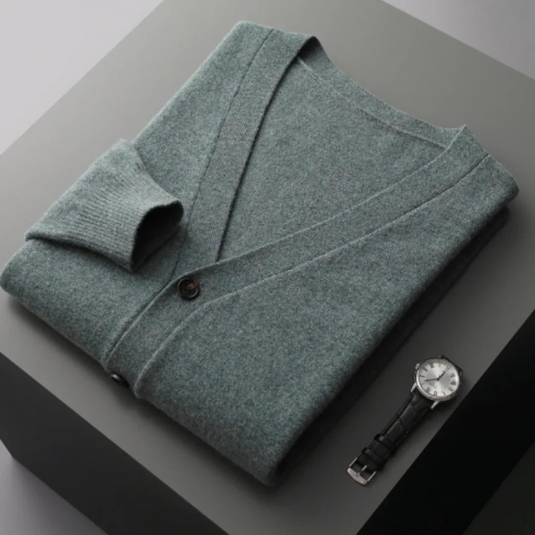 V-Neck Cardigan Lightweight Knit Soft Button Closure 6