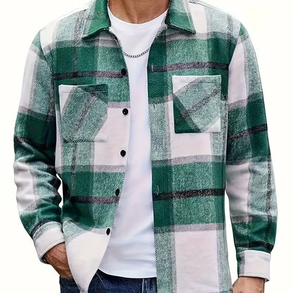 Wade | Men's Rugged Checked Overshirt 0