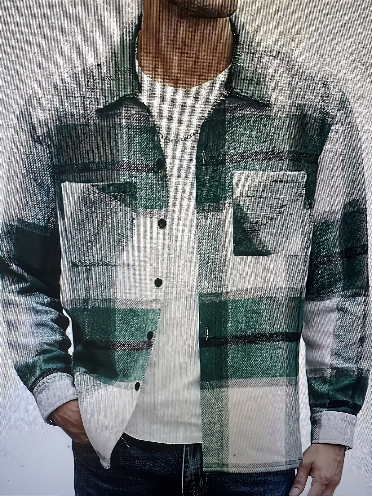 Wade | Men's Rugged Checked Overshirt 4
