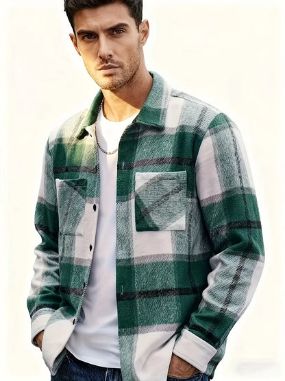 Wade | Men's Rugged Checked Overshirt 5