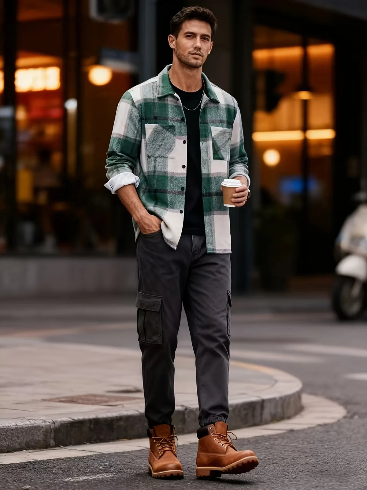 Wade | Men's Rugged Checked Overshirt 6