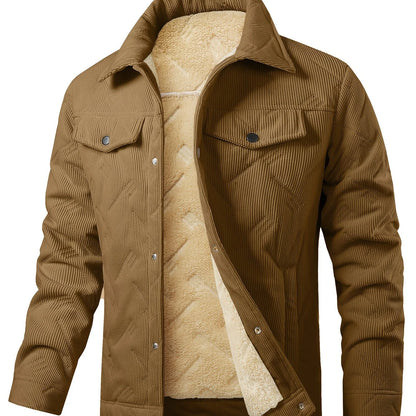 Wallace | Men's Winter Jacket Snap-Button Utility Warm 0