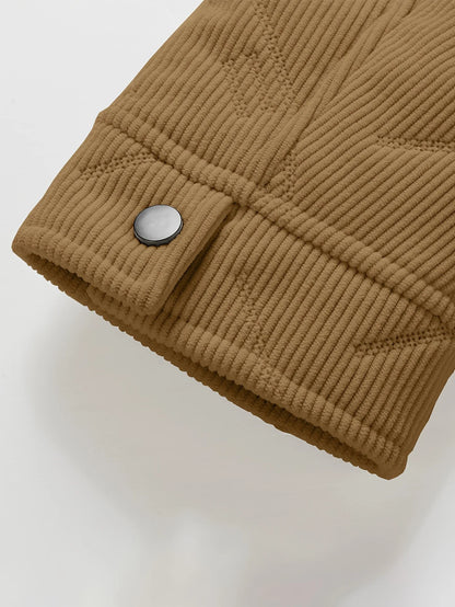 Wallace | Men's Winter Jacket Snap-Button Utility Warm 5