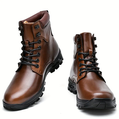 Whitaker | Rugged Leather Lace-Up Ankle Boots 2