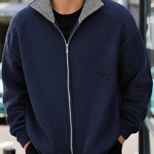 Winslow | Men's Zip-Up Stand-Collar Cardigan 0