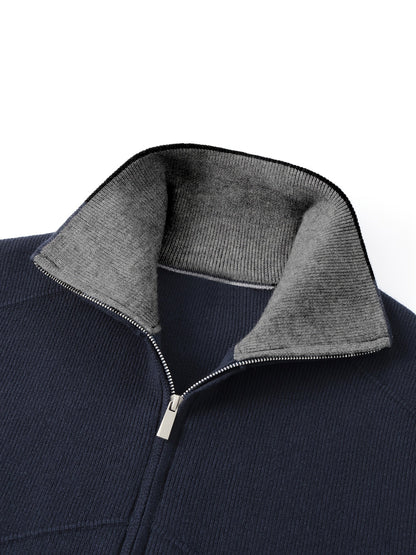 Winslow | Men's Zip-Up Stand-Collar Cardigan 4