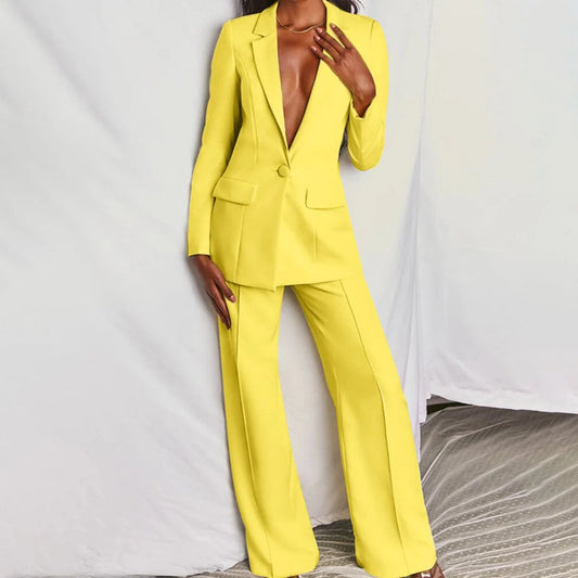 Women's Suit | Tailored Blazer and Trousers Set 0
