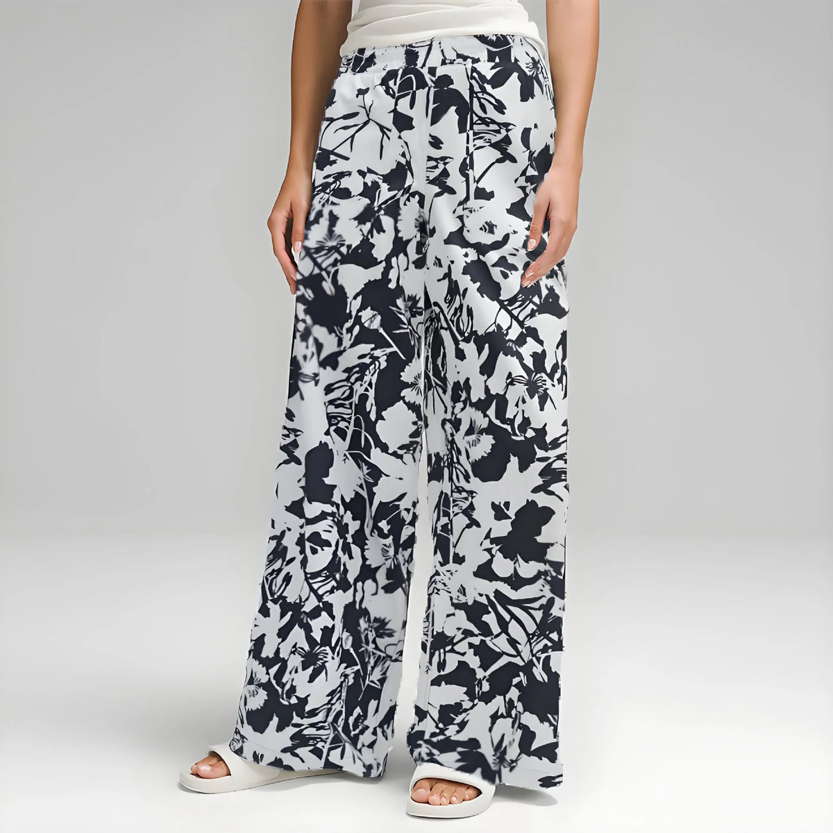 Women's Wide Leg Trousers | Stretchable Performance Pants 1