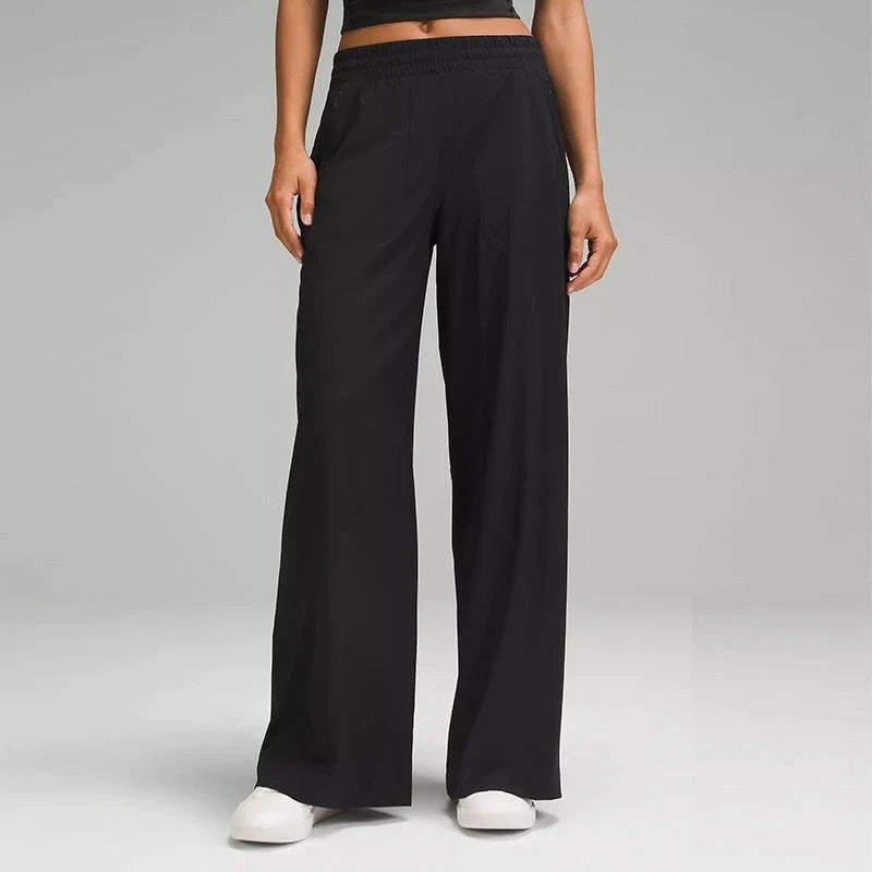 Women's Wide Leg Trousers | Stretchable Performance Pants 4