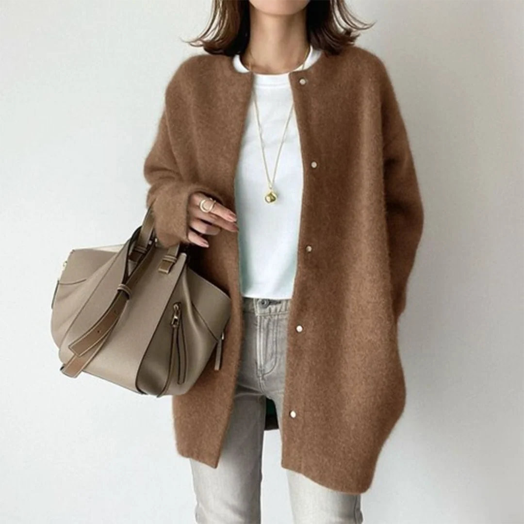 Wool Coat | Women Warm Classic Outerwear 0