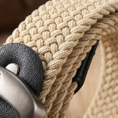 Woven Elastic Belt | Casual Unisex Pin-Buckle Design 3