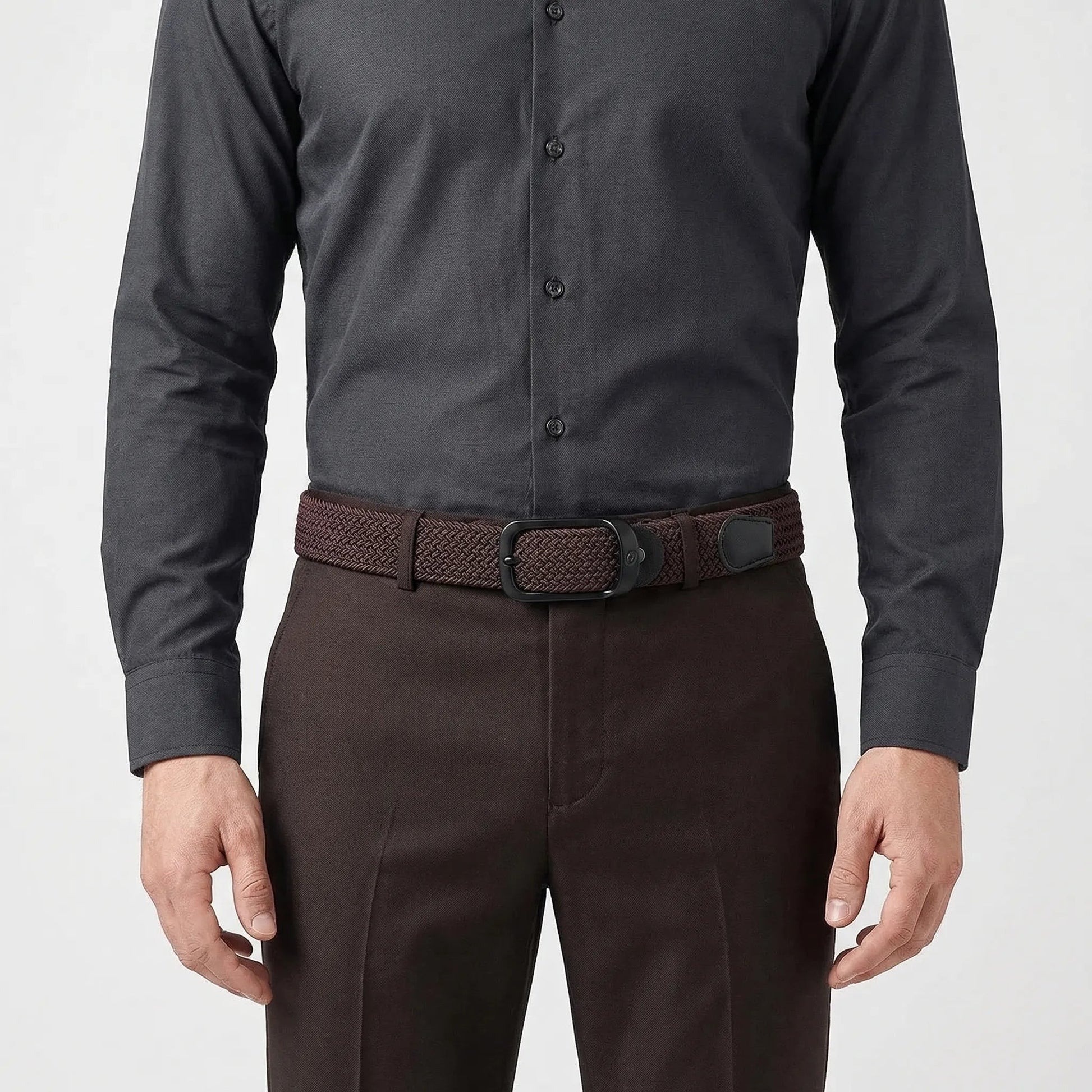 Woven Elastic Belt | Casual Unisex Pin-Buckle Design 9