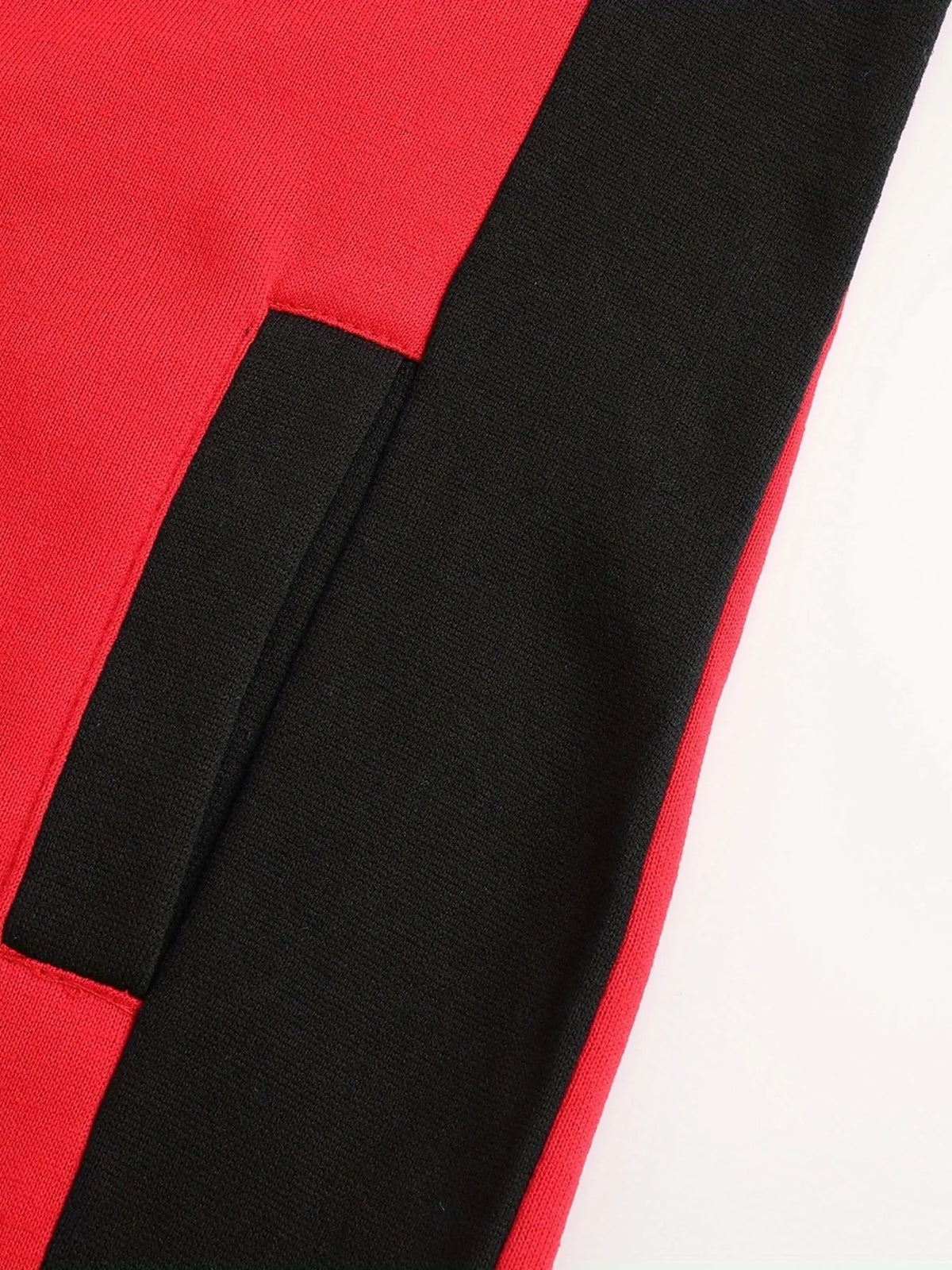 Xavier | Colour Block Zip-Up Hooded Jacket for Men 6