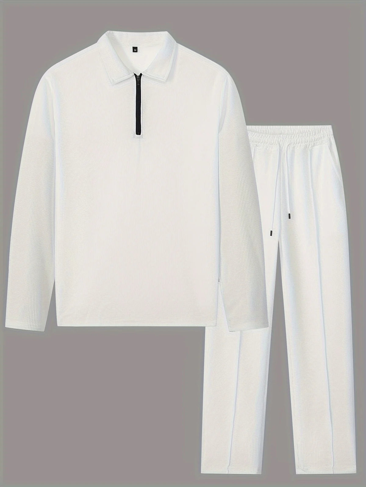 Xavier | Relaxed Waffle-Knit Two-Piece Set 1